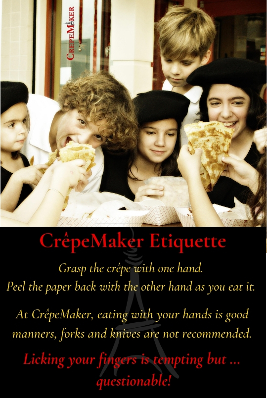 How to eat a crepe